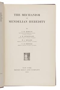 Morgan, Thomas Hunt (1866-1945). A group of 19 titles, many from the library of William Morton Wheeler, including: