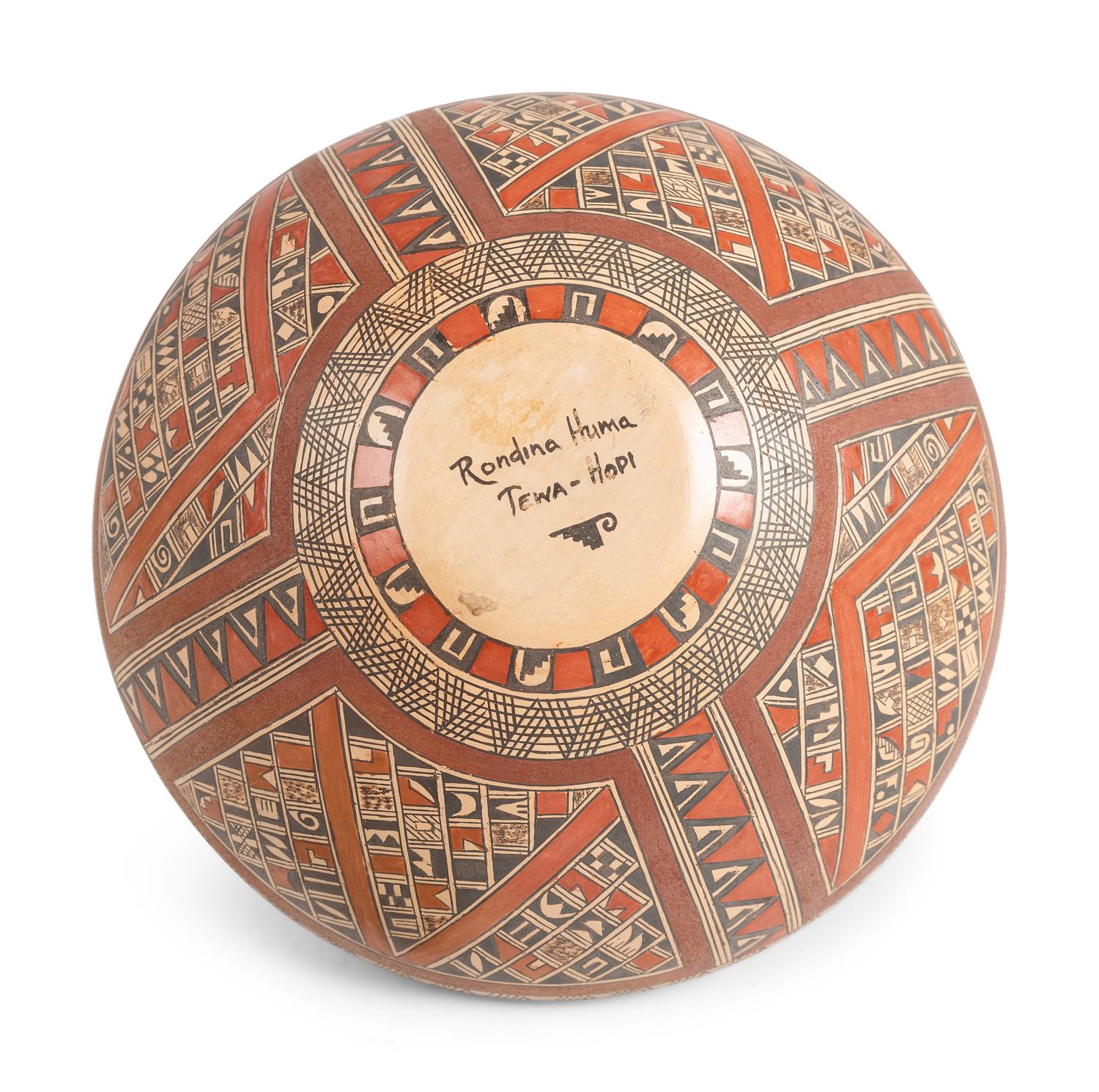 Polychrome Pottery Vase