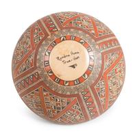 Polychrome Pottery Vase