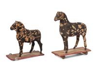 Two Dapple Horse Pull Toys