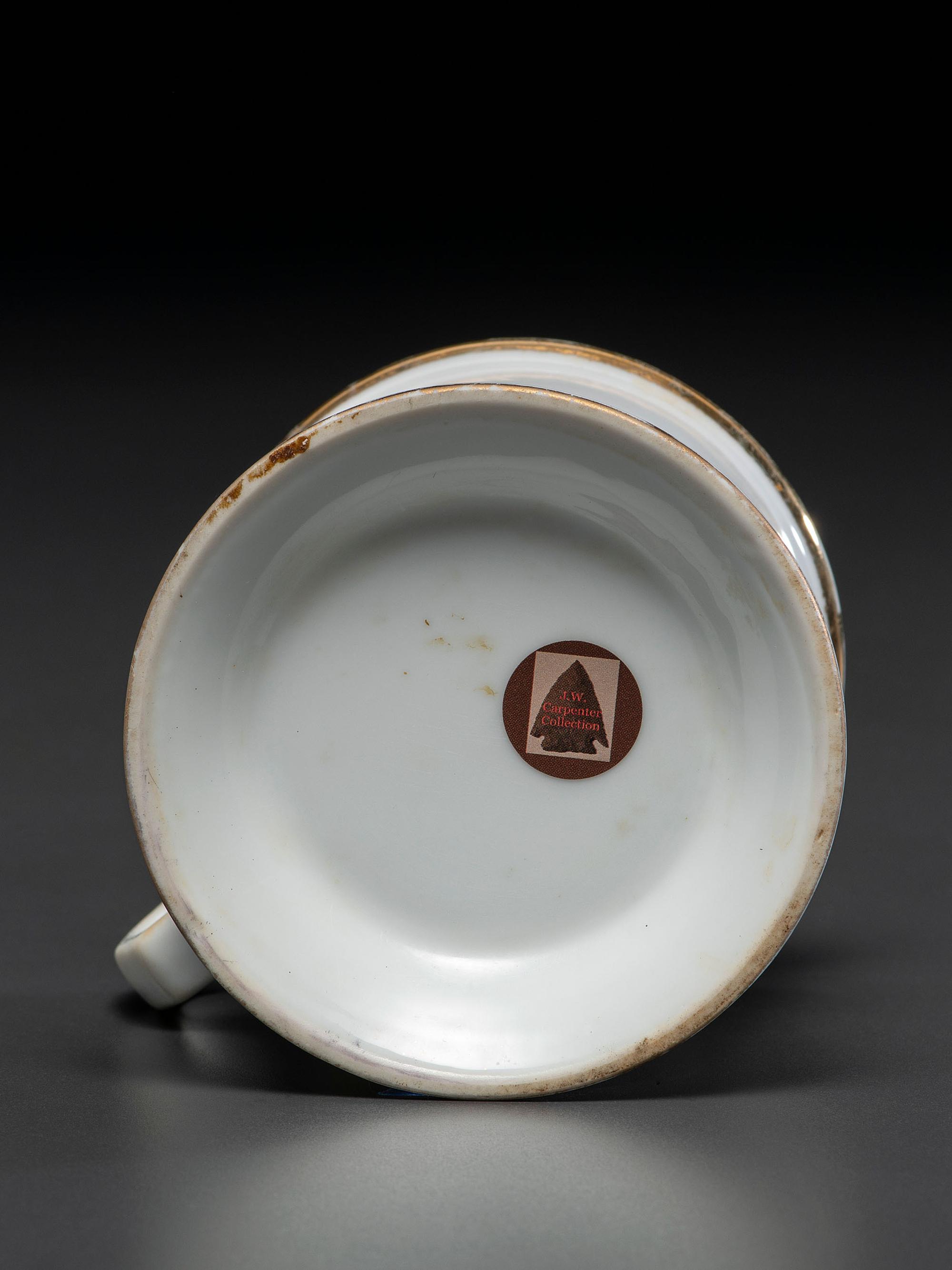 A Photographer's Porcelain Occupational Shaving Mug