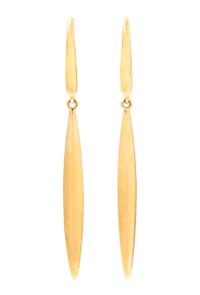 A Pair of 18 Karat Yellow Gold "Feather" Earrings, Tiffany & Co., 3.90 dwts.
