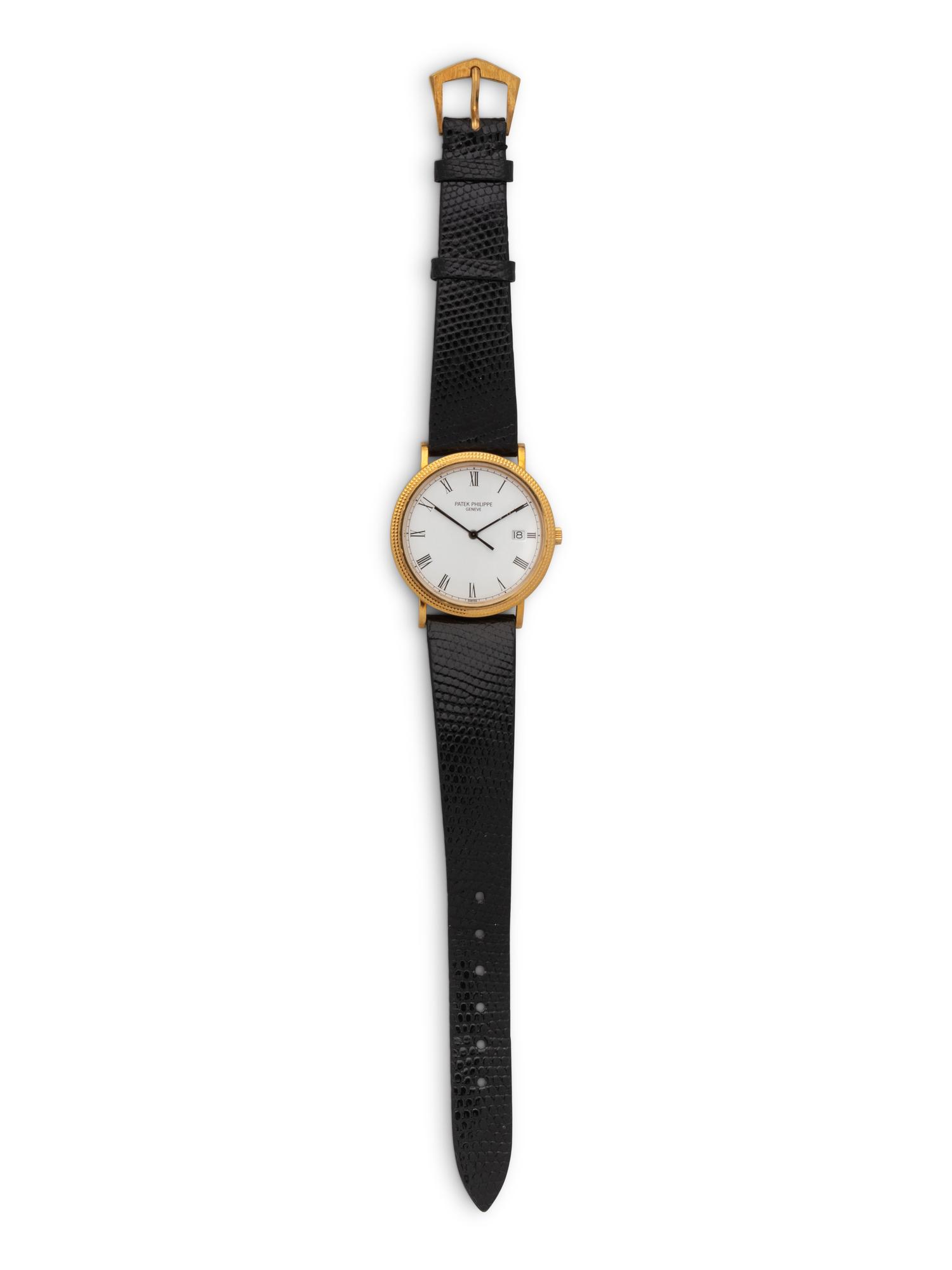 PATEK PHILIPPE, REF. 3944 18K YELLOW GOLD 'CALATRAVA' WATCH
