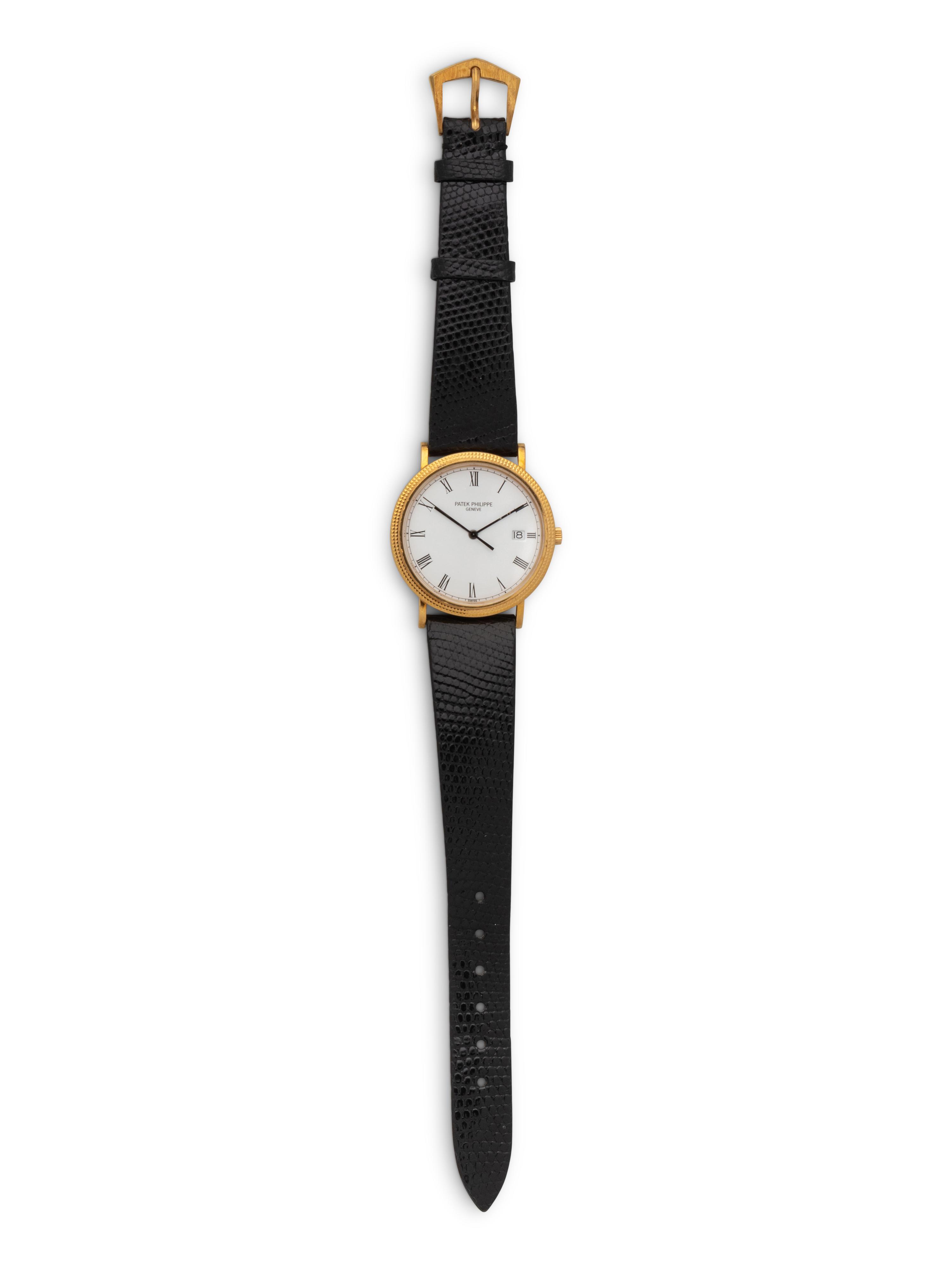 PATEK PHILIPPE, REF. 3944 18K YELLOW GOLD 'CALATRAVA' WATCH