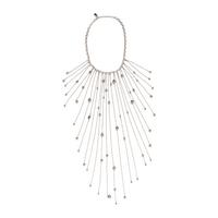 Christian Dior, Chain Fringe Bib Necklace