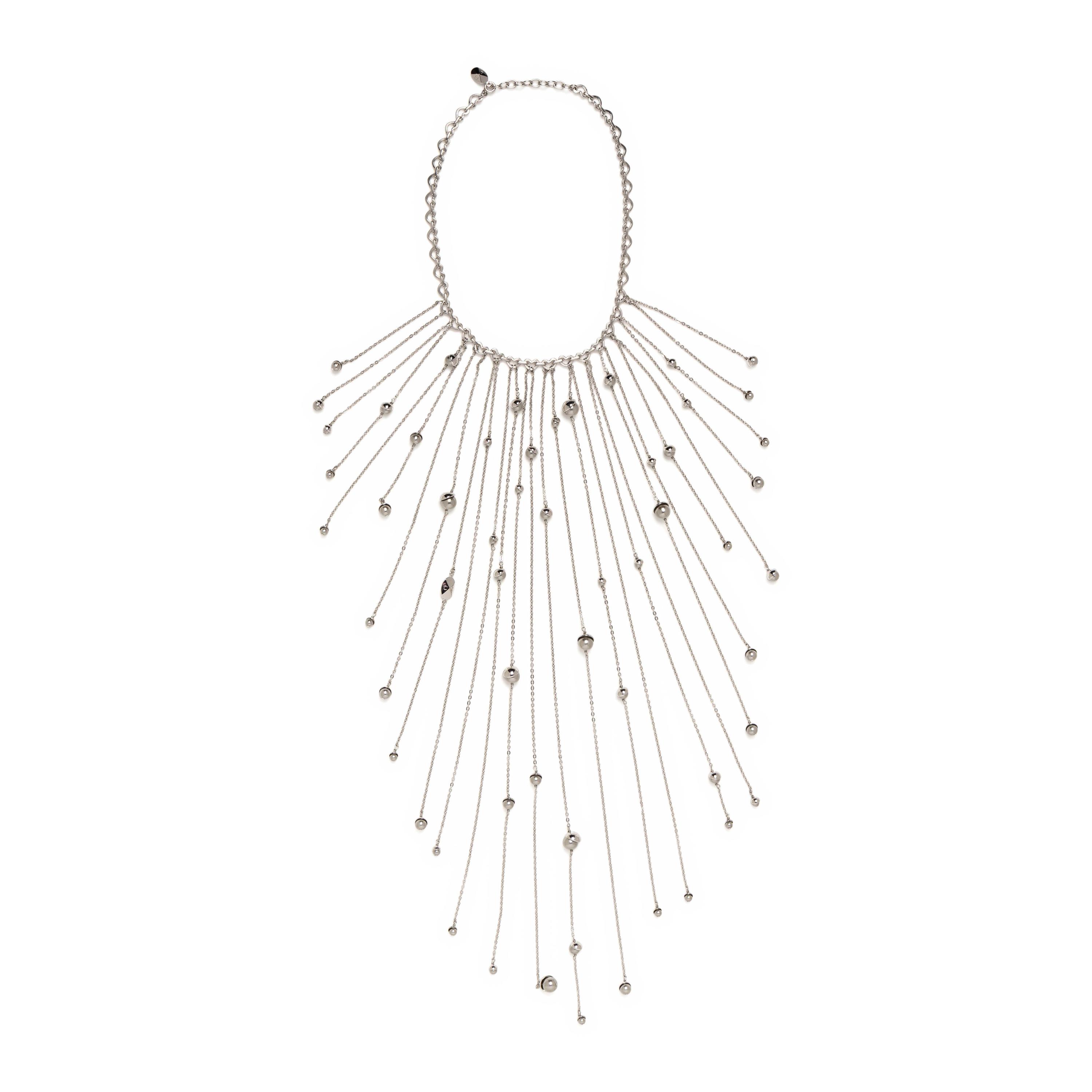 Christian Dior, Chain Fringe Bib Necklace