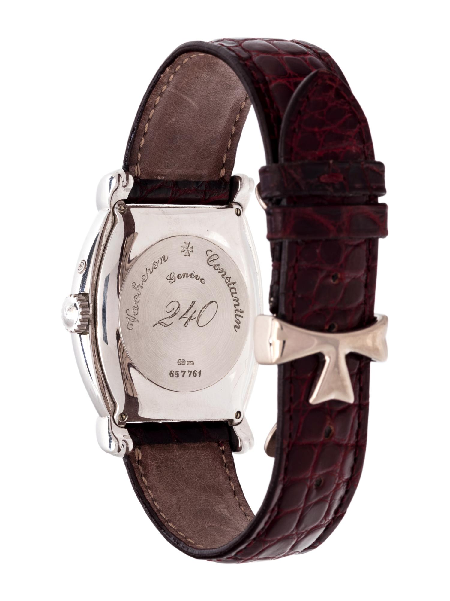 VACHERON CONSTANTIN, 18K WHITE GOLD REF. 47240 'JUBILEE 240' WRISTWATCH, CIRCA 1995