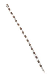 Southwestern Silver and Coral Concho Belt Length 32 inches