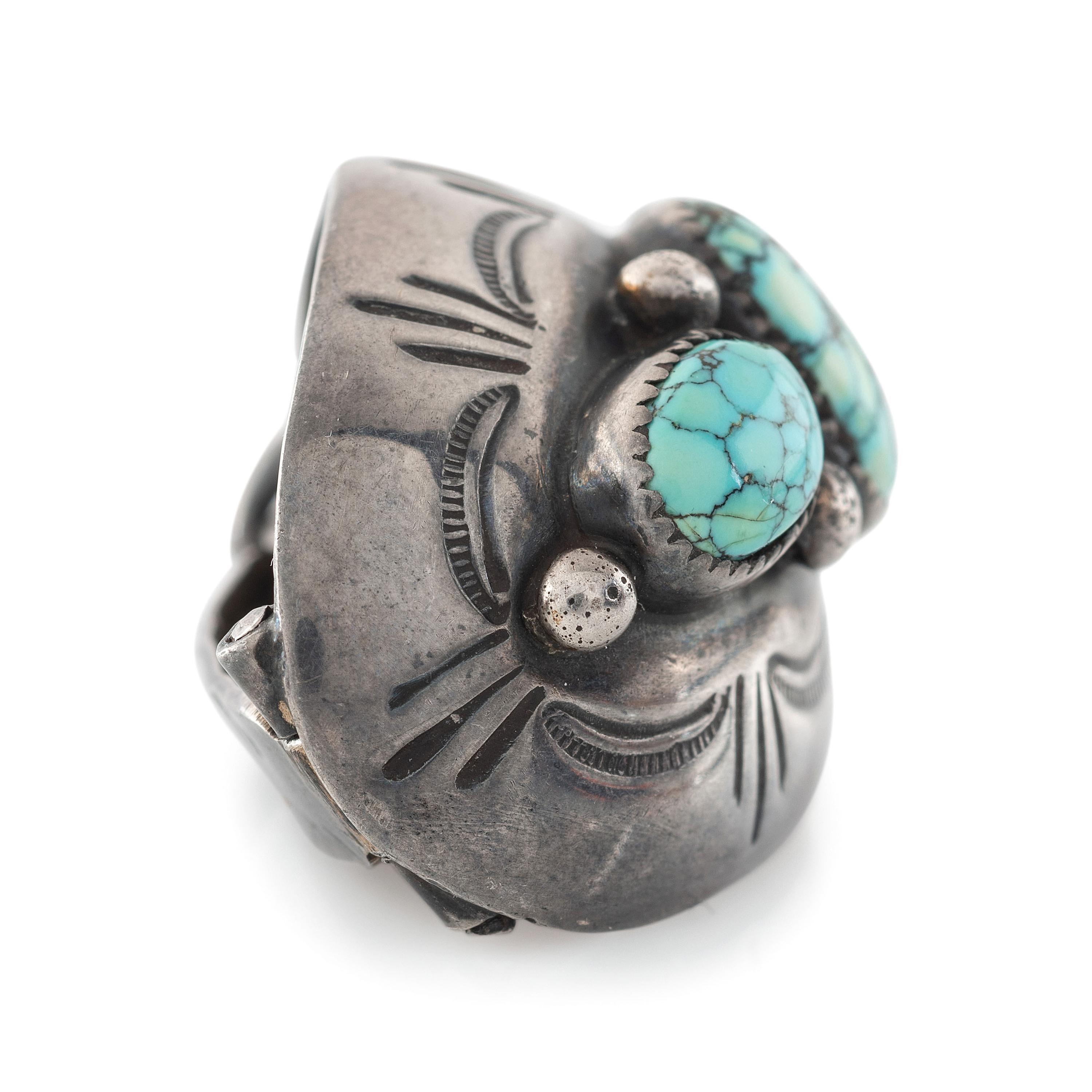 Sterling Silver and Turquoise Barrette