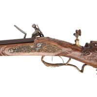 Contemporary Poltz-Carlsbad Style Flintlock Jaeger Rifle