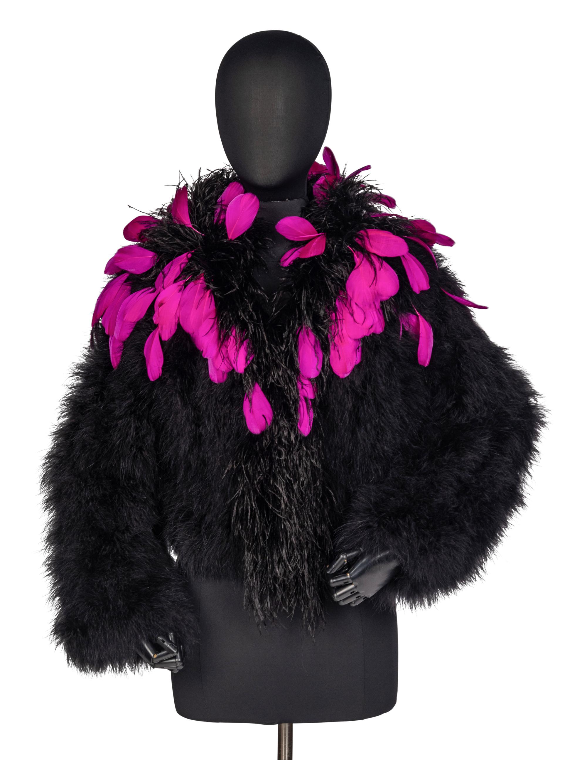 Bob Mackie Feather Coat