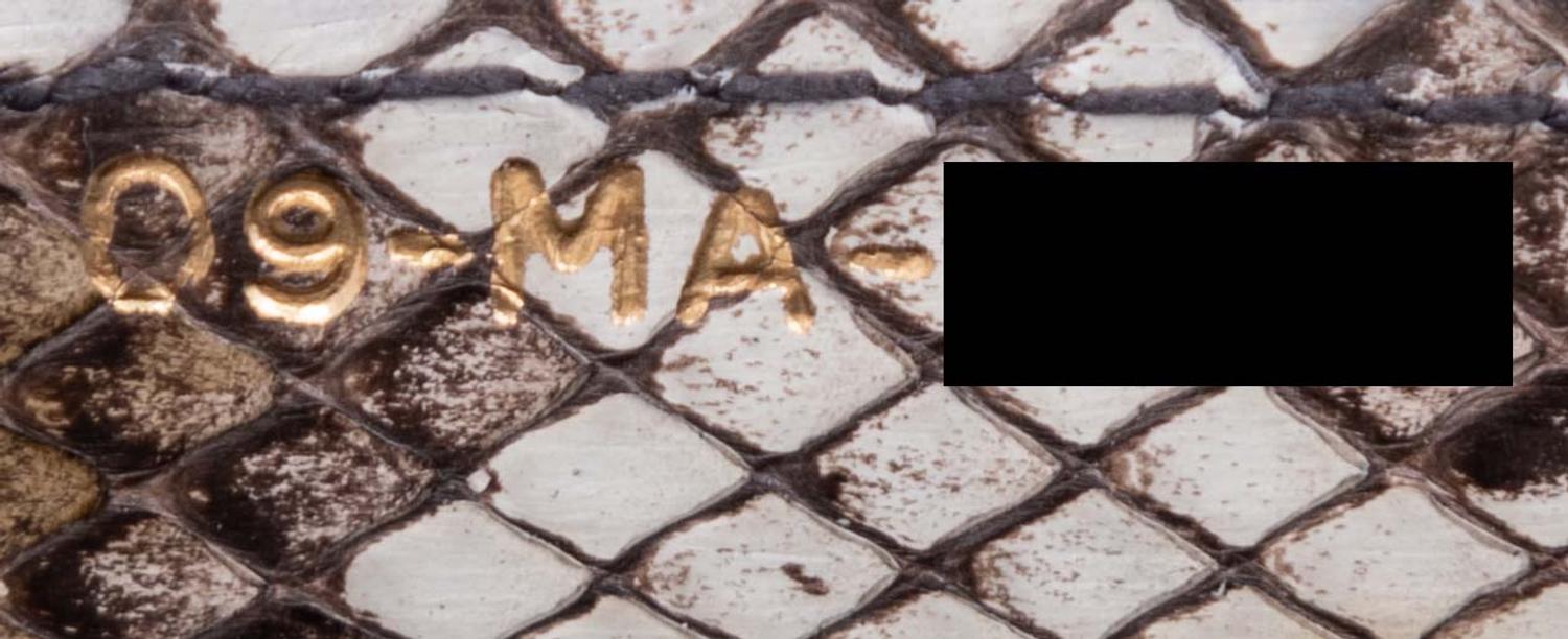Christian Dior Miss Dior Studded Python Flap Bag, 2009