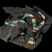 Pair of Kewa Multi-Strand Necklaces