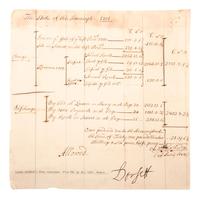 [REVOLUTIONARY WAR]. A group of documents related to Revolutionary War-era America, including: