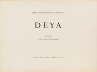 GRAVES, Robert (1895-1985) and Paul HOGARTH (1917-2001). Deyà. London: Motif Editions, 1972.