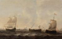 Follower of Jacob Adriaenz. Bellevois (Dutch, 1621-1676) — Dutch Herring Fleet