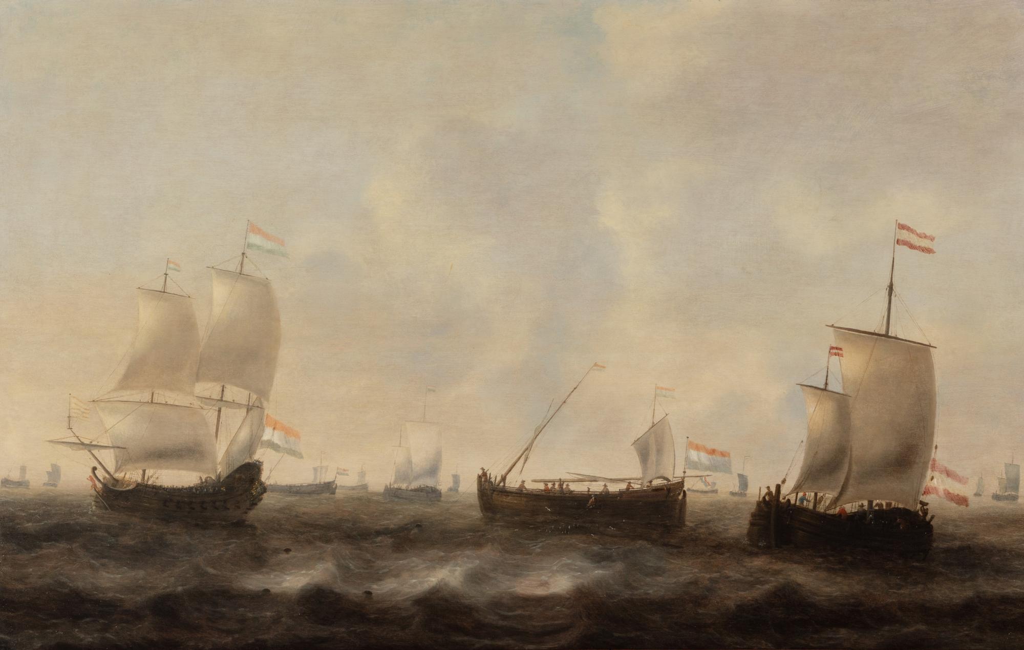 Follower of Jacob Adriaenz. Bellevois (Dutch, 1621-1676) — Dutch Herring Fleet