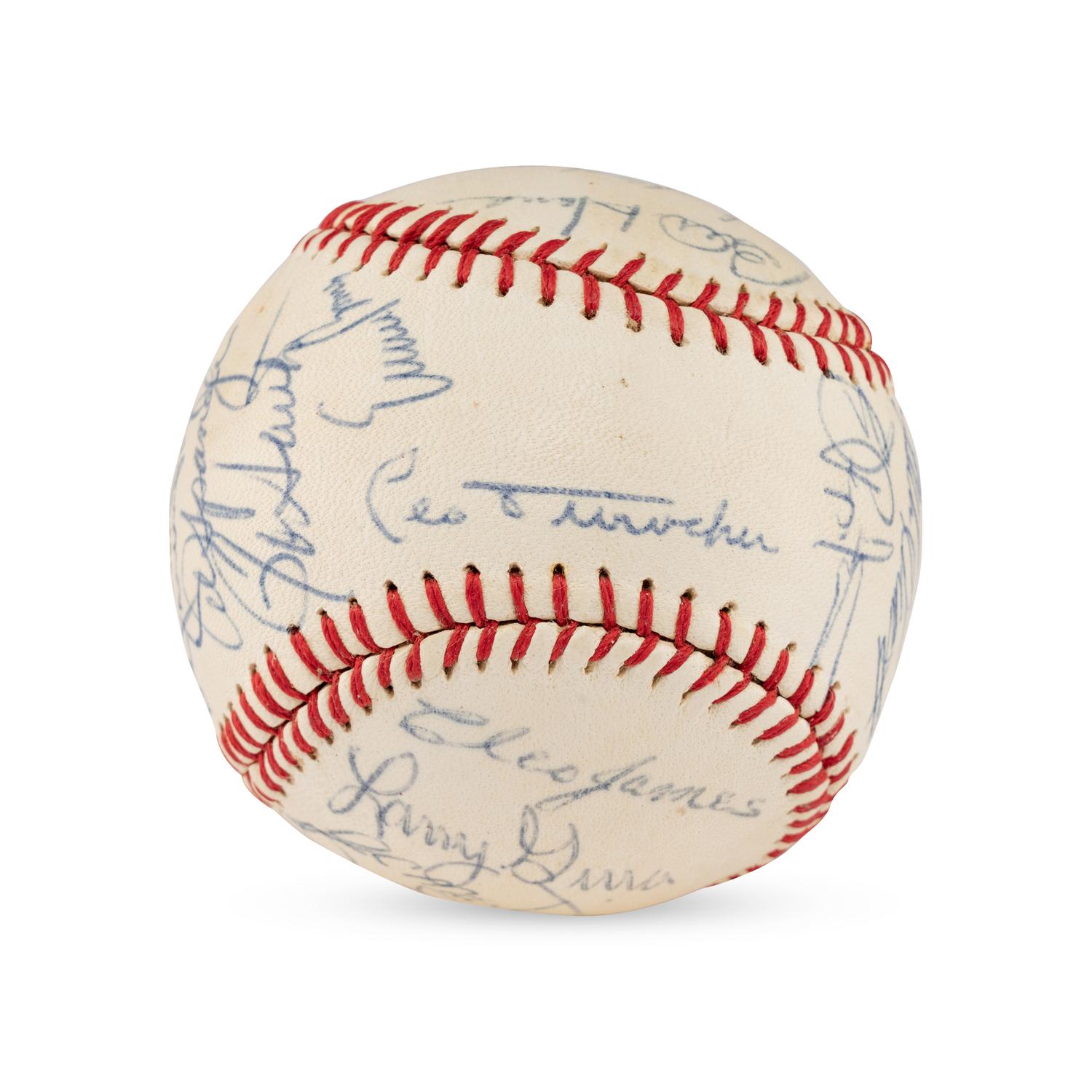 A 1969-70 Chicago Cubs Team Signed Autograph Baseball