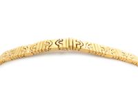 BVLGARI, YELLOW GOLD AND DIAMOND 'PARENTESI' COLLAR NECKLACE
