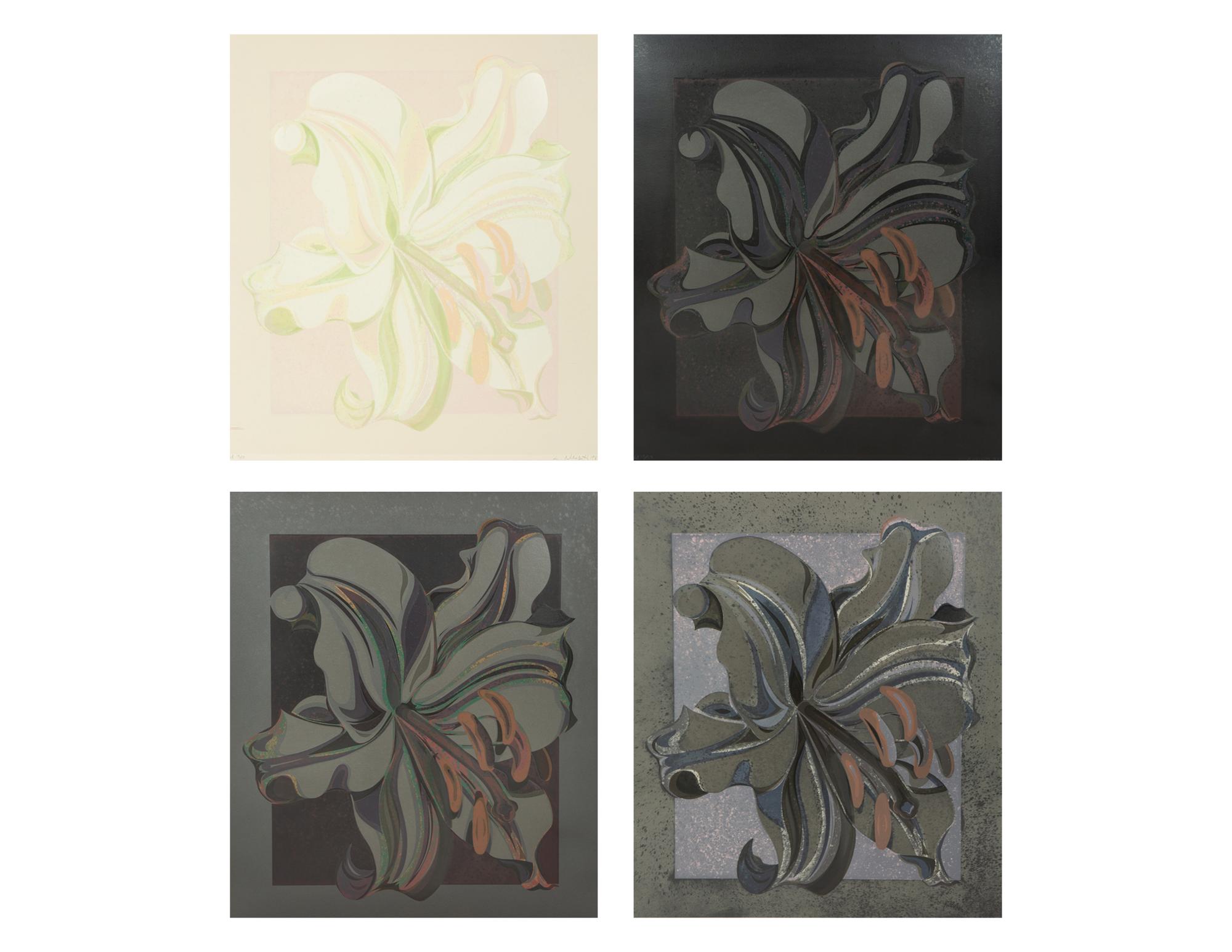 Lilies (four works), 1988