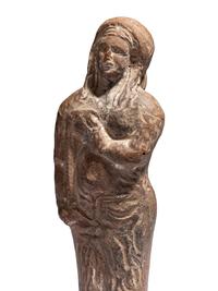 An Egyptian Terracotta Figure of Isis-Thermuthis