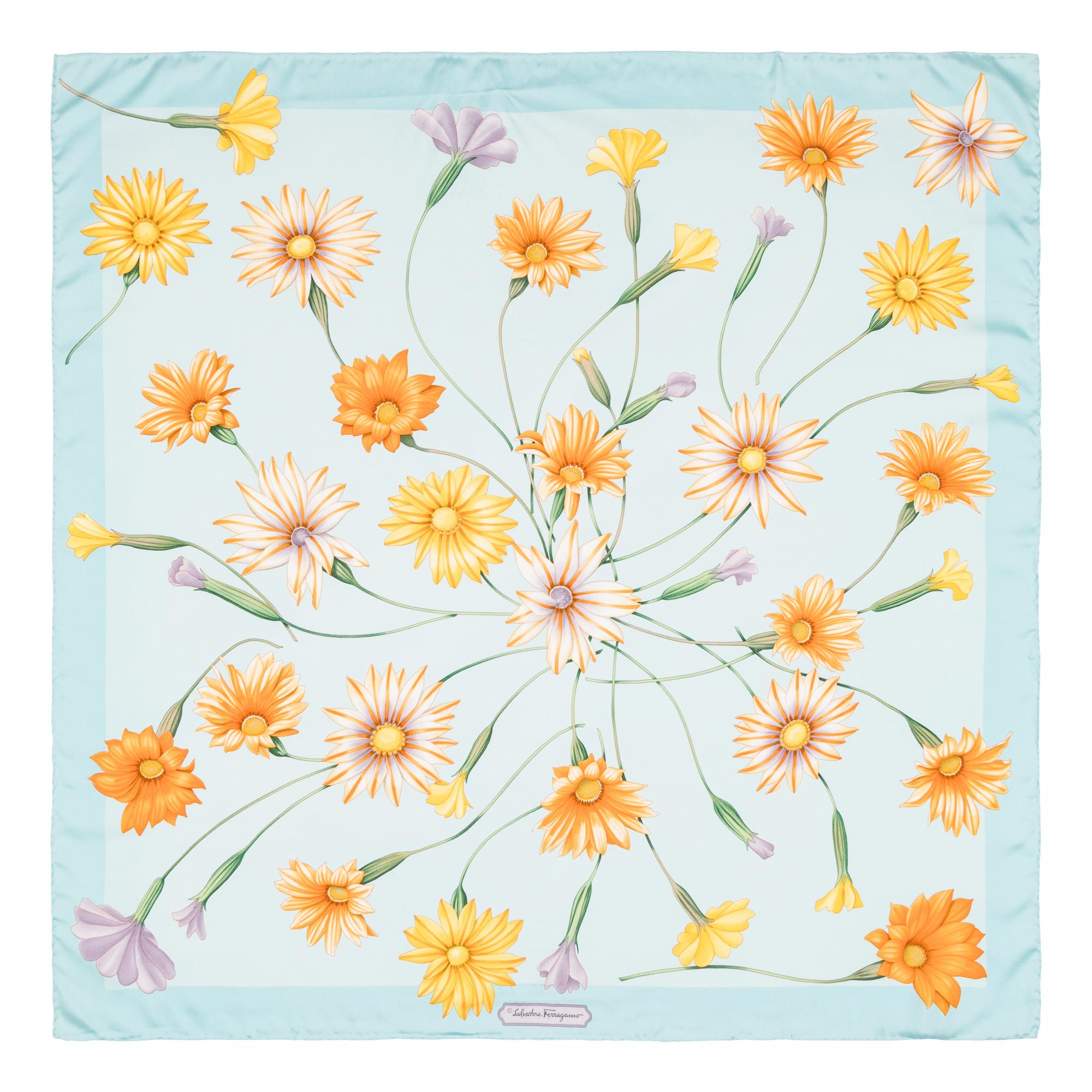 Ferragamo, Four Silk Scarves