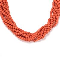 CORAL TORSADE NECKLACE