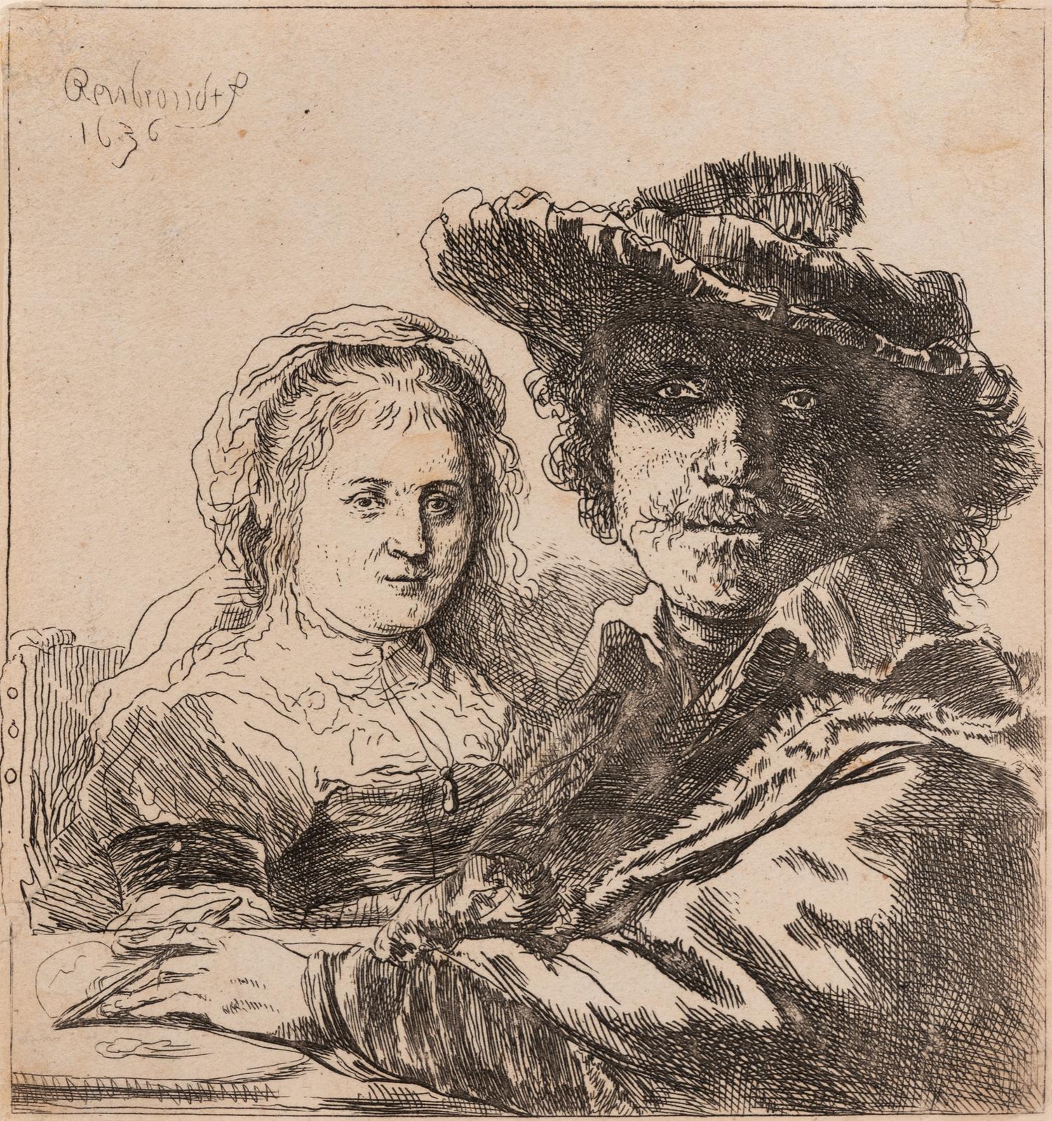 Self Portrait with Saskia