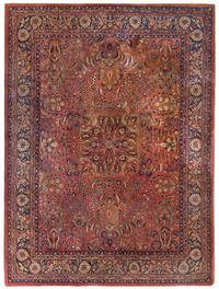 A Sarouk Style Rug 10 feet 1 1/2 inches x 7 feet 9 1/2 inches. — 20TH CENTURY