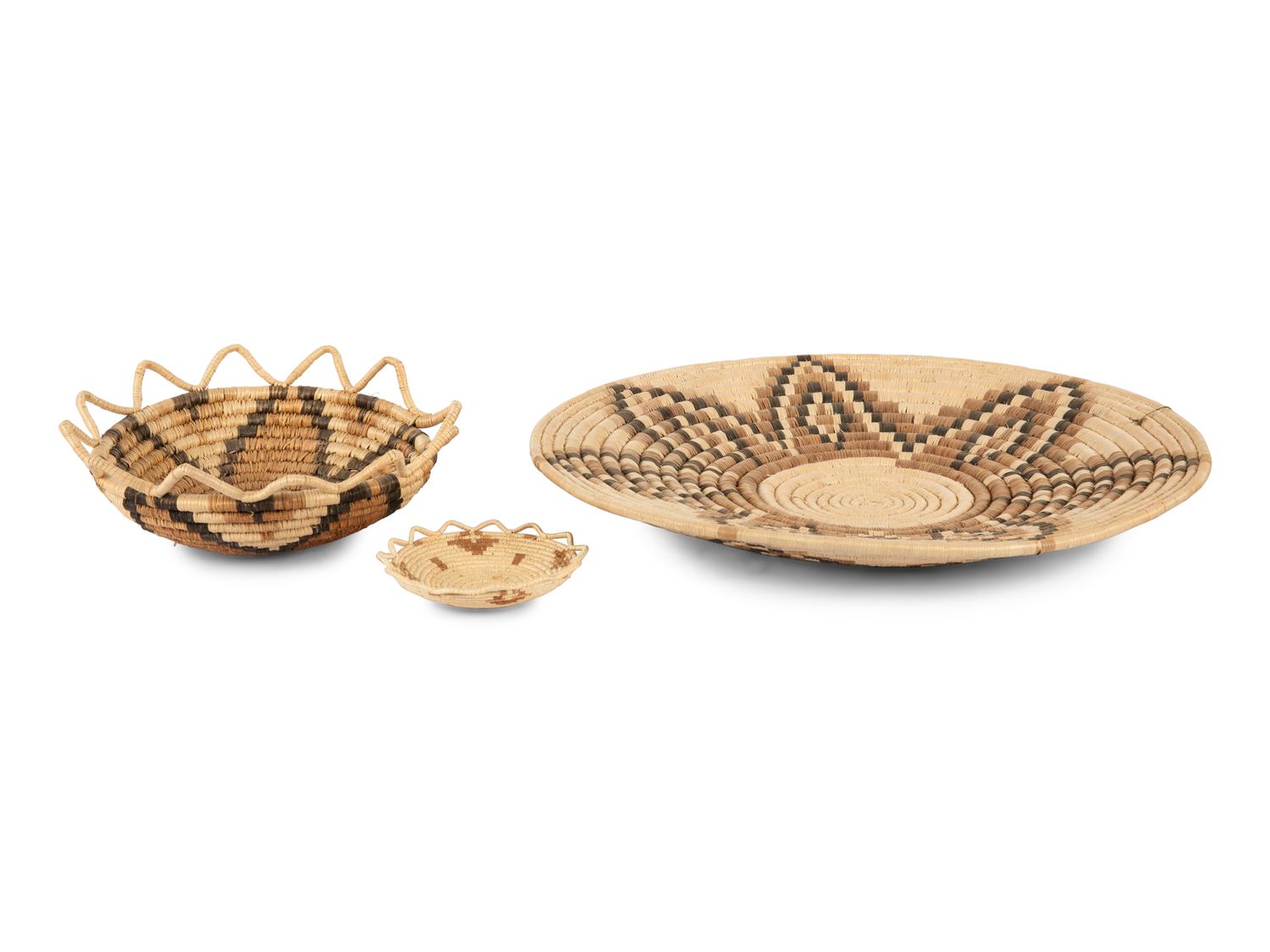 Collection of Yaqui Baskets