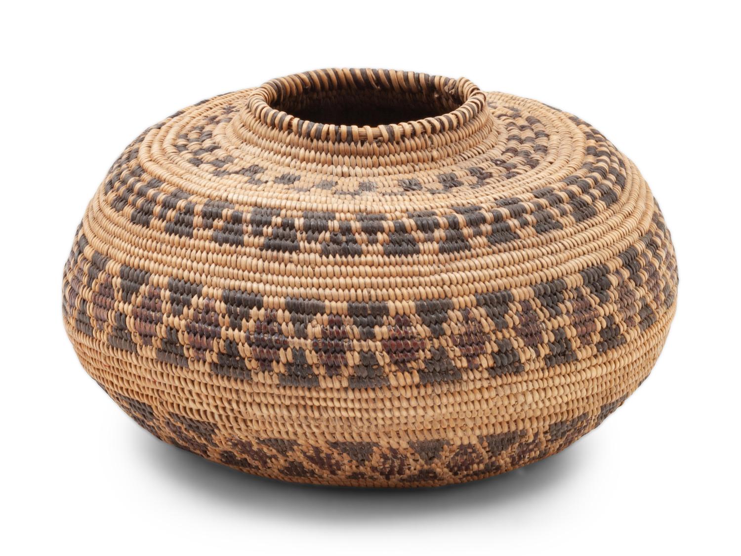 Yokut Polychrome Basket