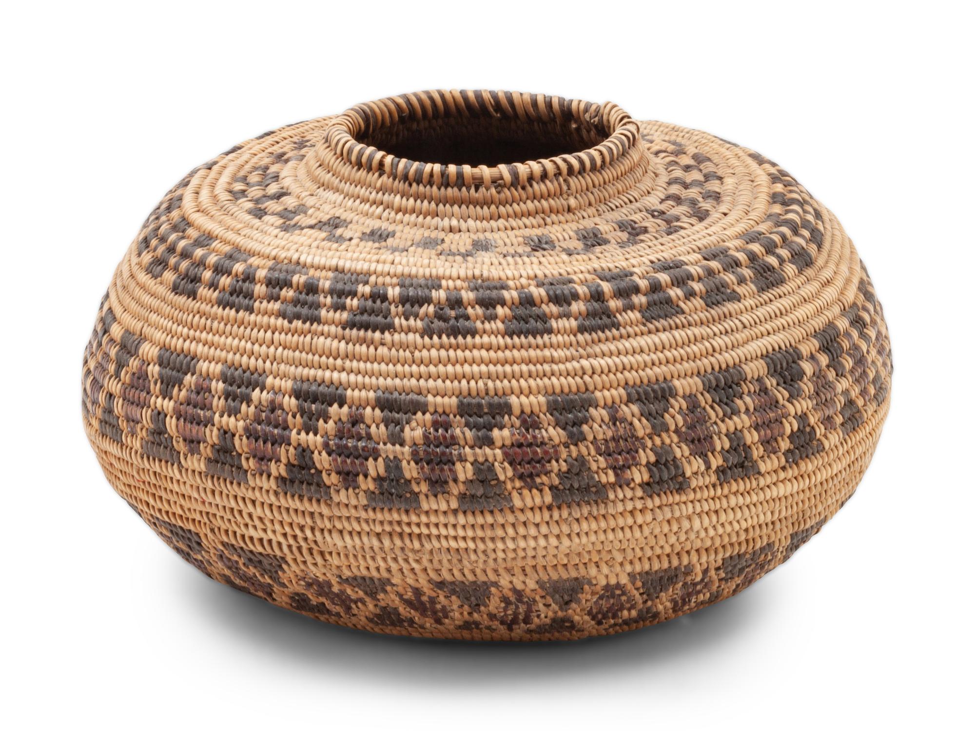 Yokut Polychrome Basket