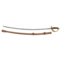 Sauerbier Cavalry Officers' Saber with Etched Blade Presentation to Lieutenant Sullivan 9th PA Cavalry - KIA at Tomkinsville, KY - Fighting John Hunt Morgan's Men