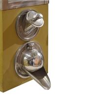 A Metal Coffee Bean Dispenser 7.5" W x 10.5" D x 25.5" H — Italy, Mid-20th Century