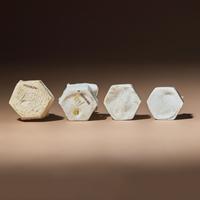 Four Miniature Chinese Blanc-de-Chine Porcelain 'European' Whistles, Late 17th-Early 18th Century — 清中期 德化白瓷西人鬥獸哨四件