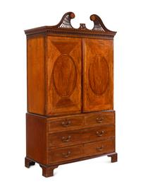 A George III Mahogany Linen Press