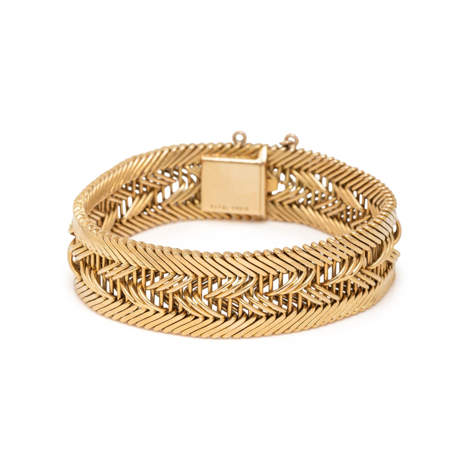 BIRKS, YELLOW GOLD BRACELET