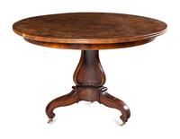 An Italian Burl Walnut Center Table