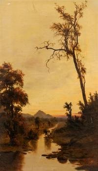Artist Unknown, (Early 20th century), Landscape with River