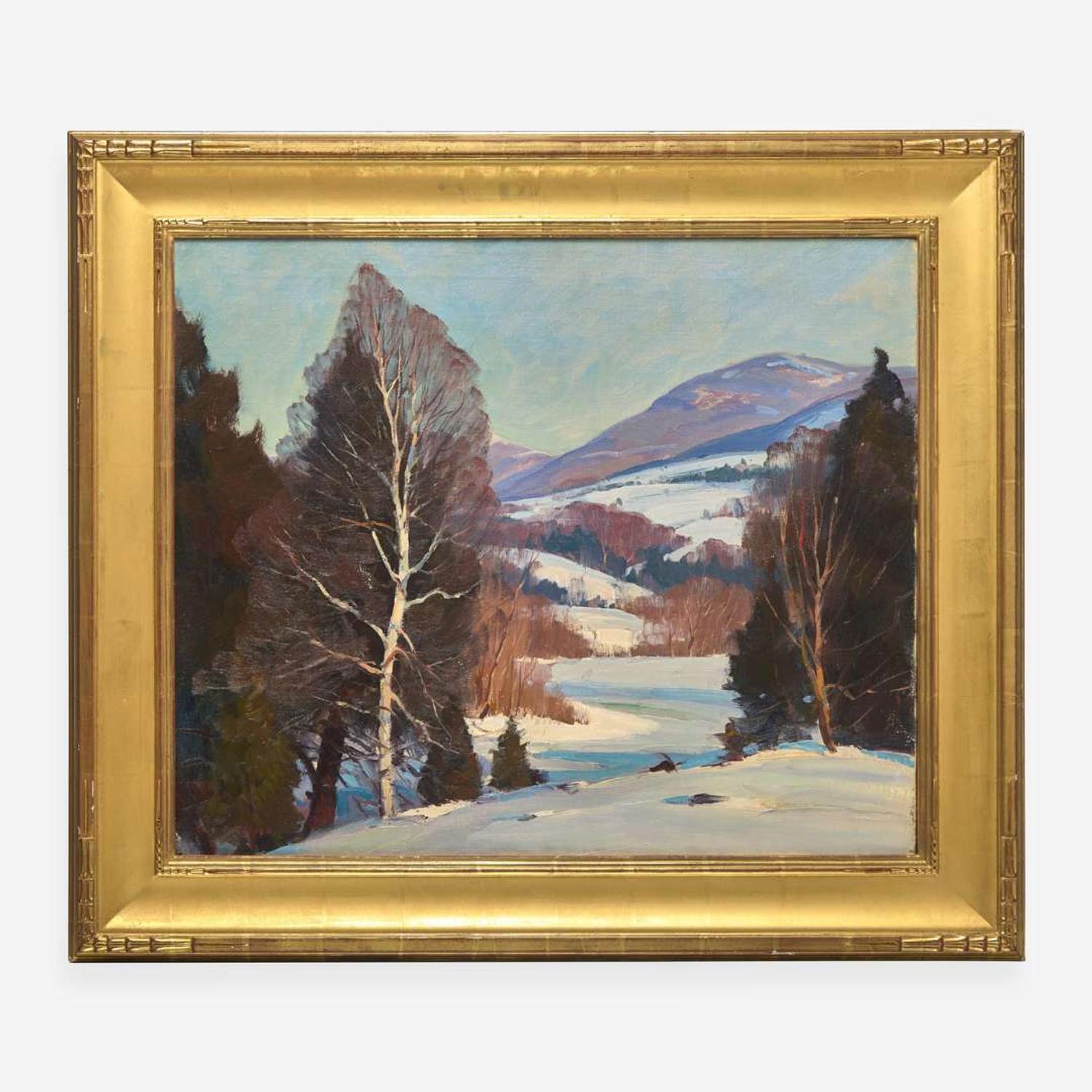 Emile Albert Gruppe (American, 1896–1978) Vermont Snowy Hills