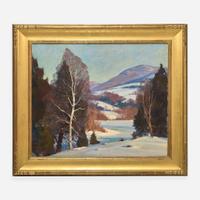 Emile Albert Gruppe (American, 1896–1978) Vermont Snowy Hills