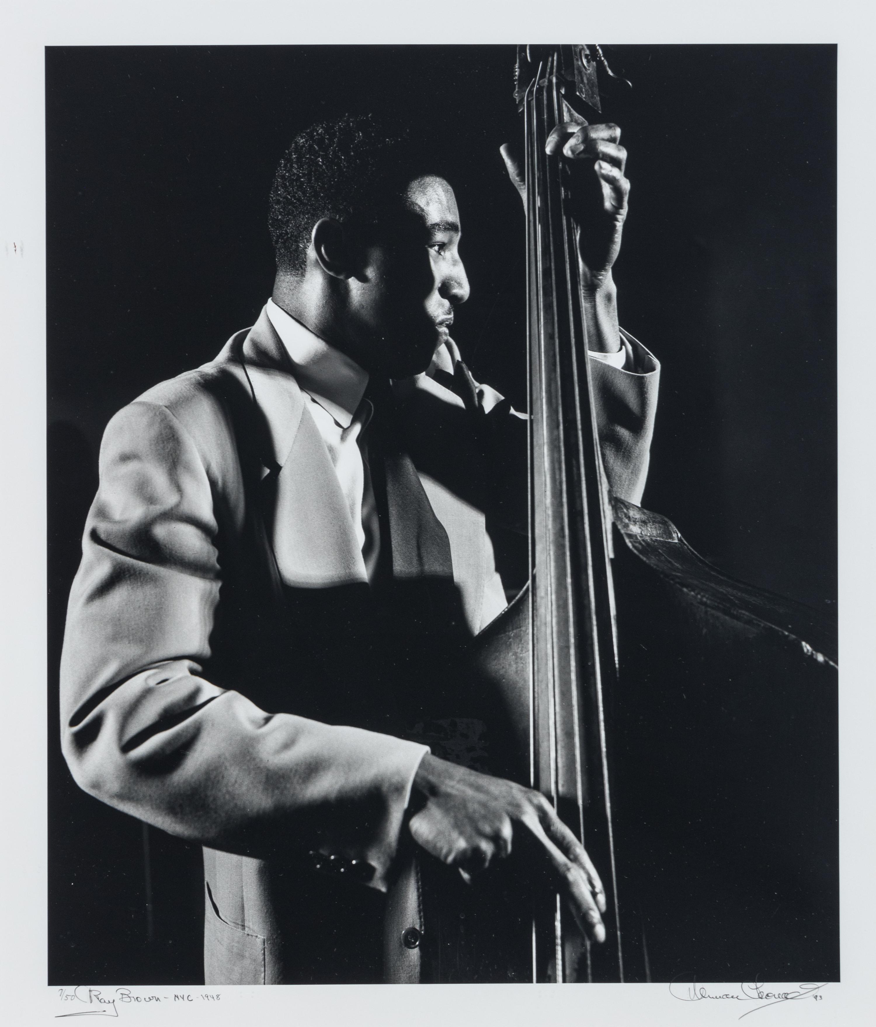 Herman Leonard (1923-2010) Ray Brown, New York City, 1948
