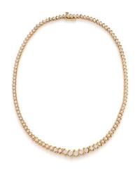 YELLOW GOLD AND DIAMOND NECKLACE