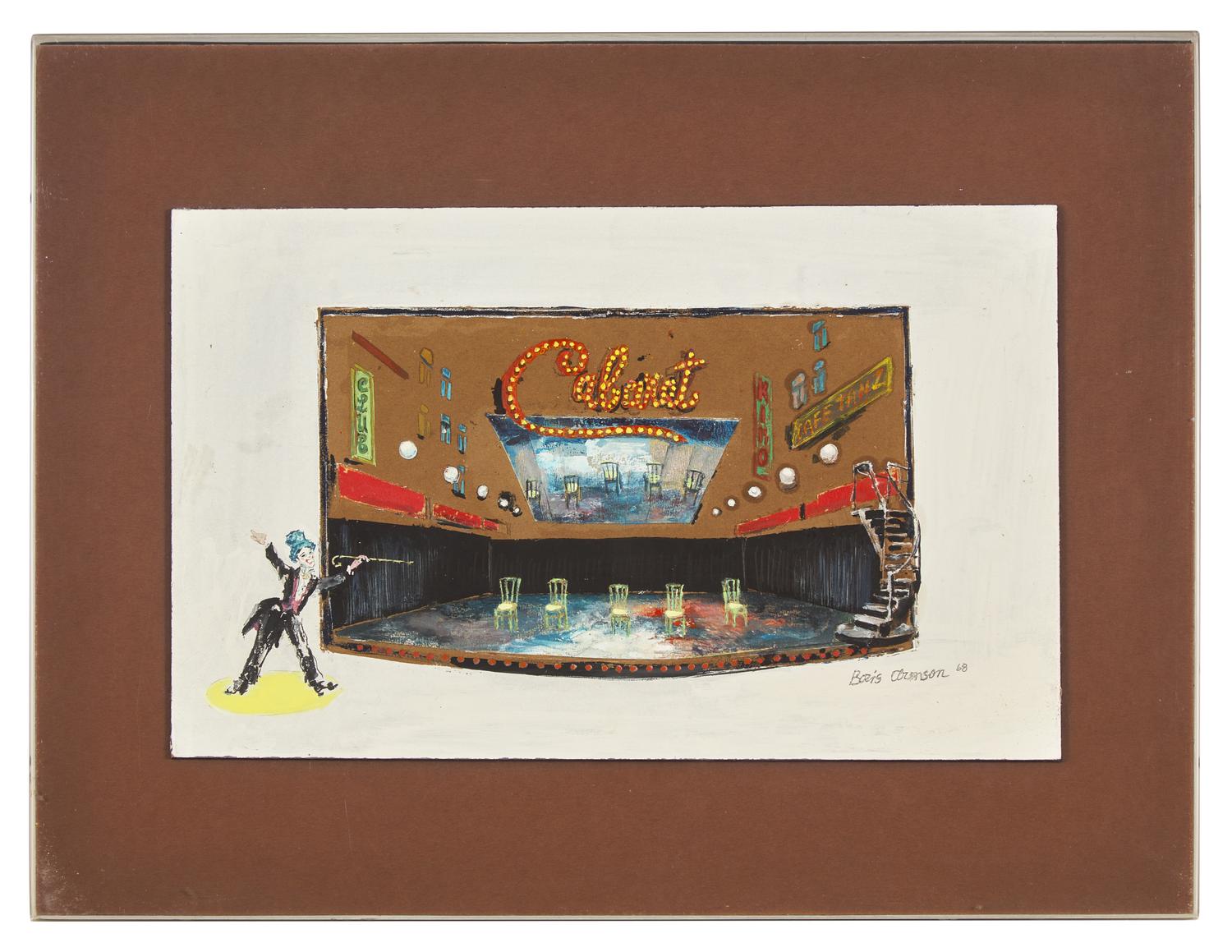 Original Stage Rendering of Cabaret, 1968