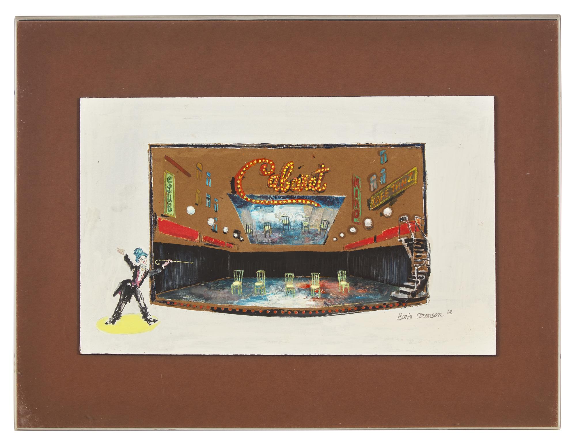 Original Stage Rendering of Cabaret, 1968