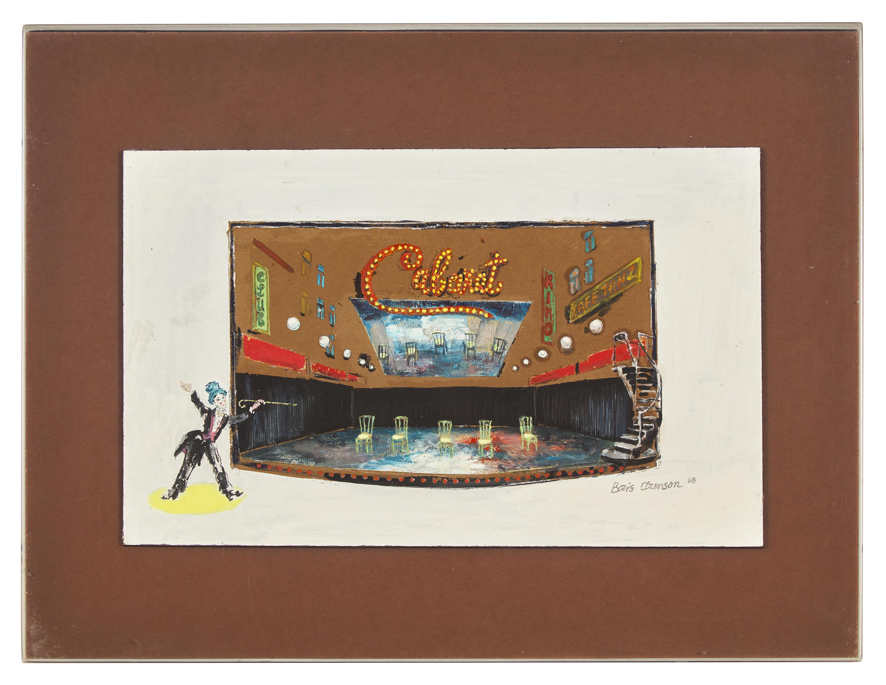 Original Stage Rendering of Cabaret, 1968