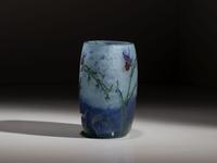 Wild Orchid and Spiderweb Vase