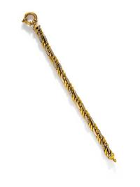 BICOLOR GOLD AND DIAMOND BRACELET
