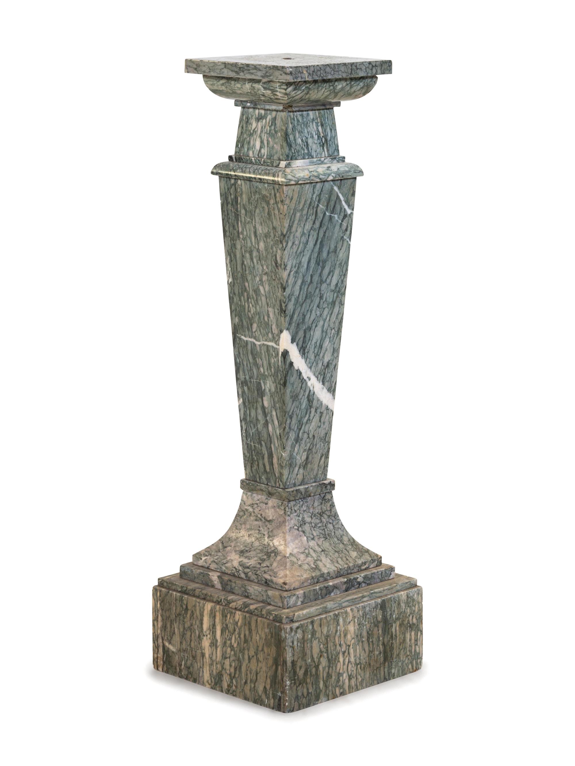 A Continental Marble Pedestal