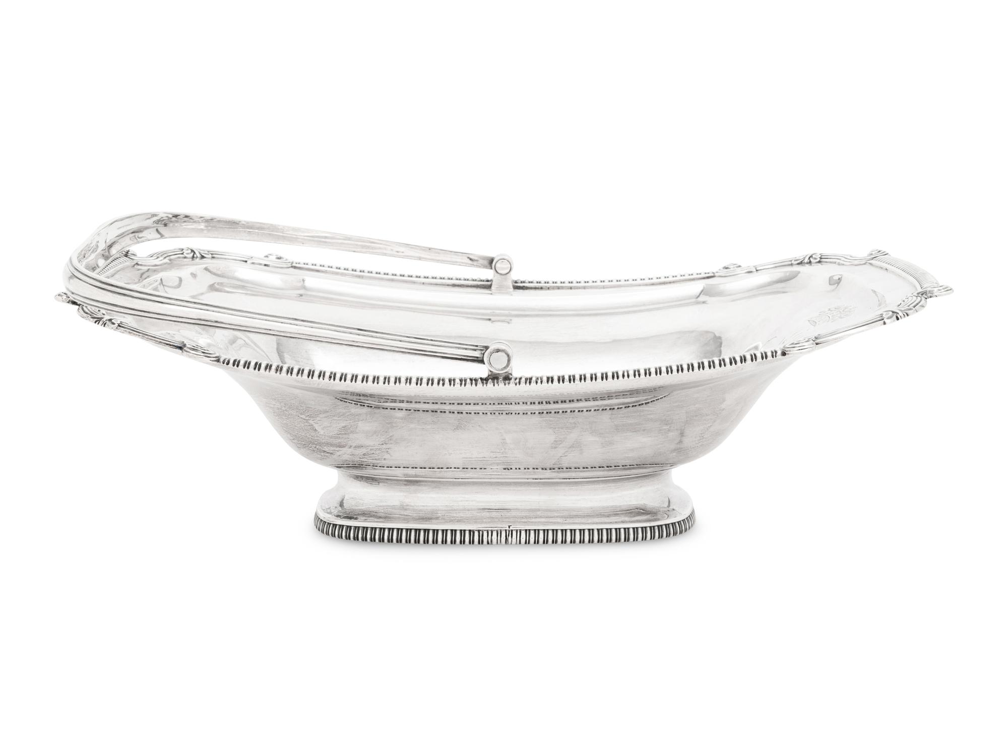 A George III Silver Centerpiece Basket